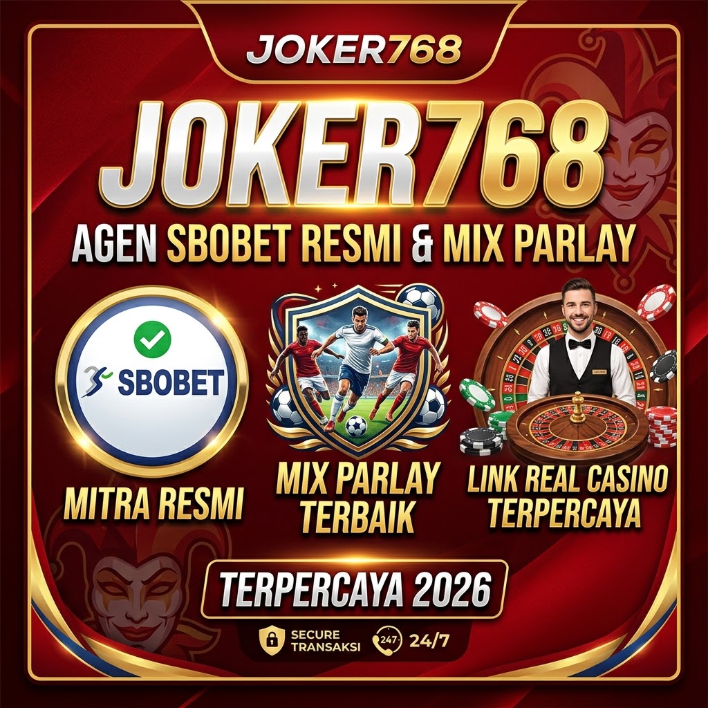 JOKER768 : Agen SBOBET Resmi Mix Parlay Dan Link Real Casino Terpercaya 2026